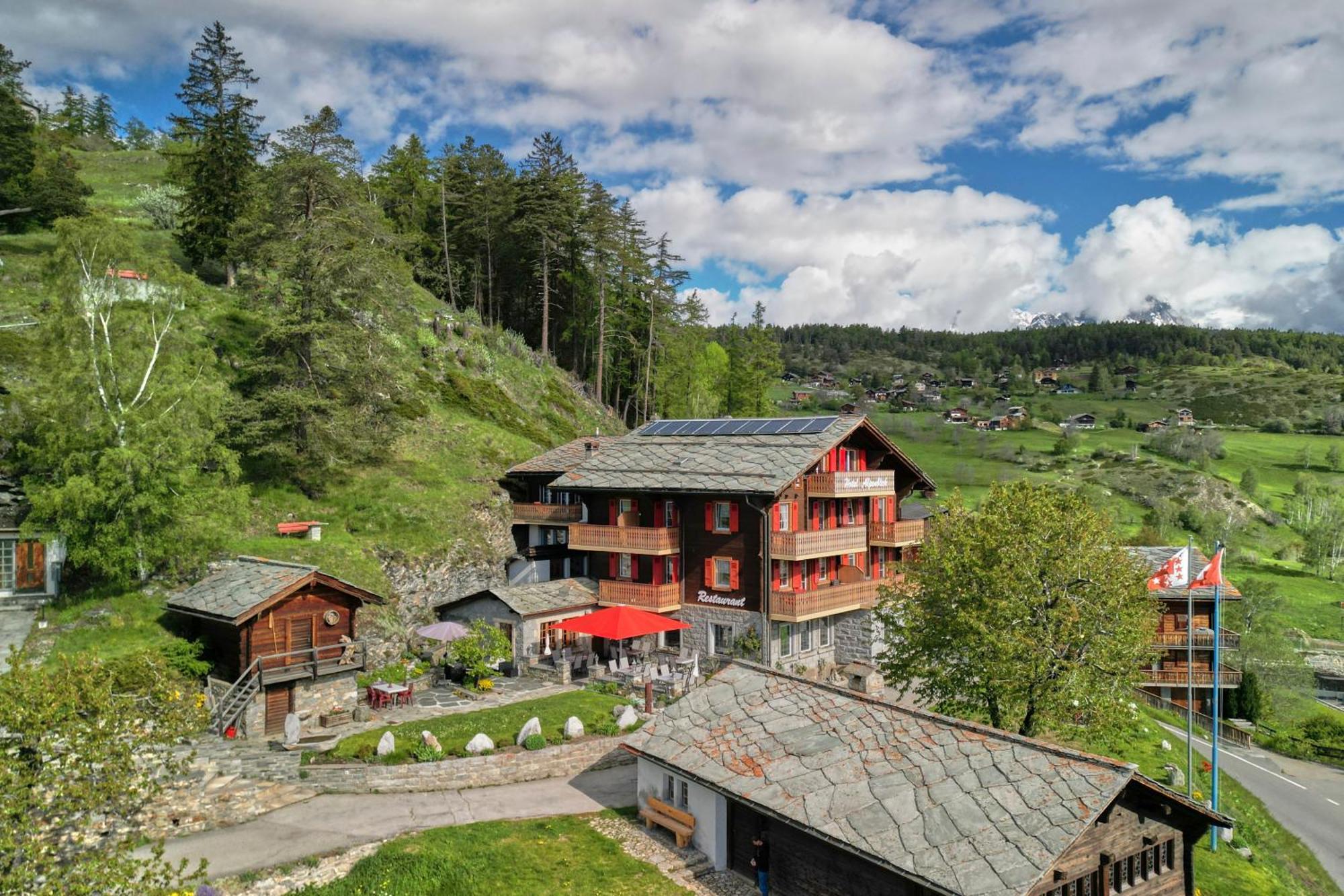 Hotel Alpenblick Zeneggen Exterior photo