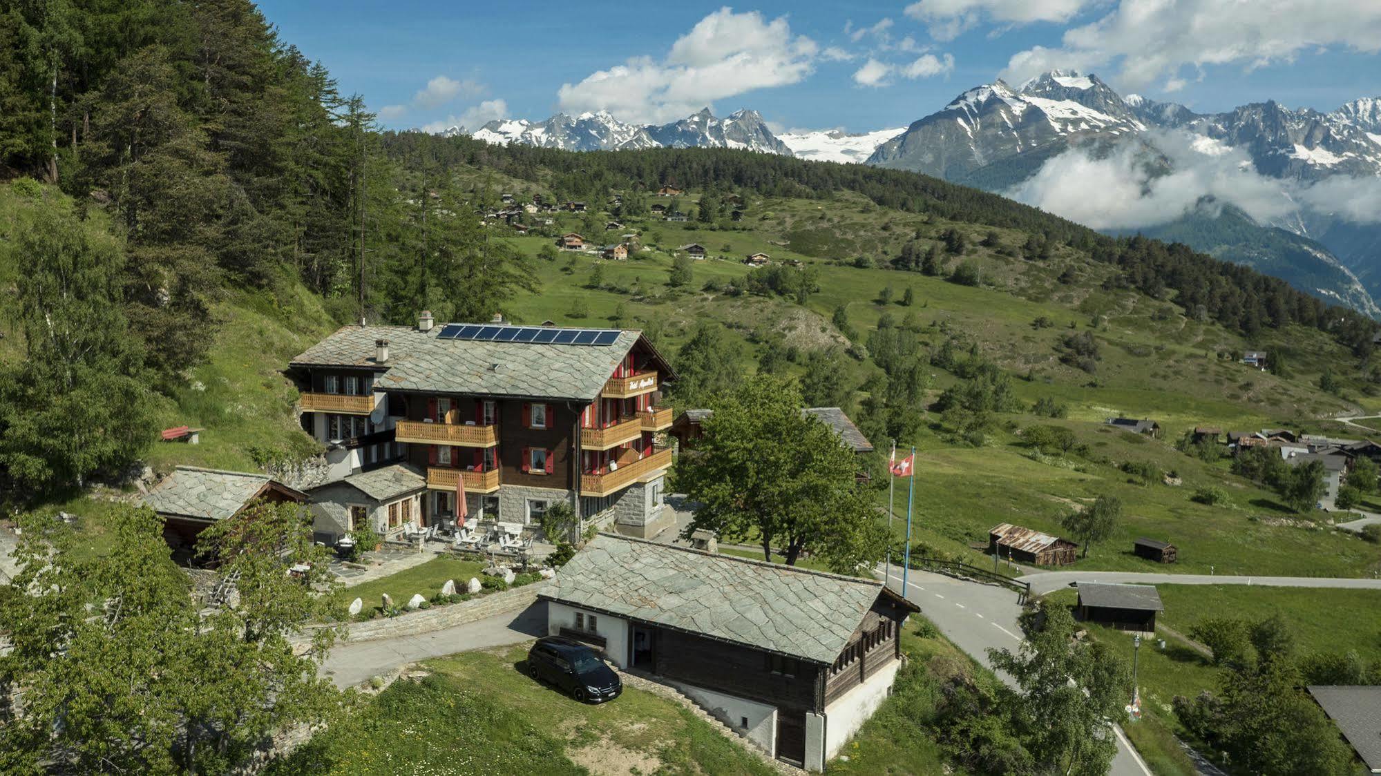 Hotel Alpenblick Zeneggen Exterior photo